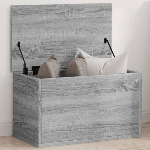 VidaXL Κουτί Αποθήκευσης Γκρι sonoma 60x35x35 εκ. Επεξεργασμένο Ξύλο