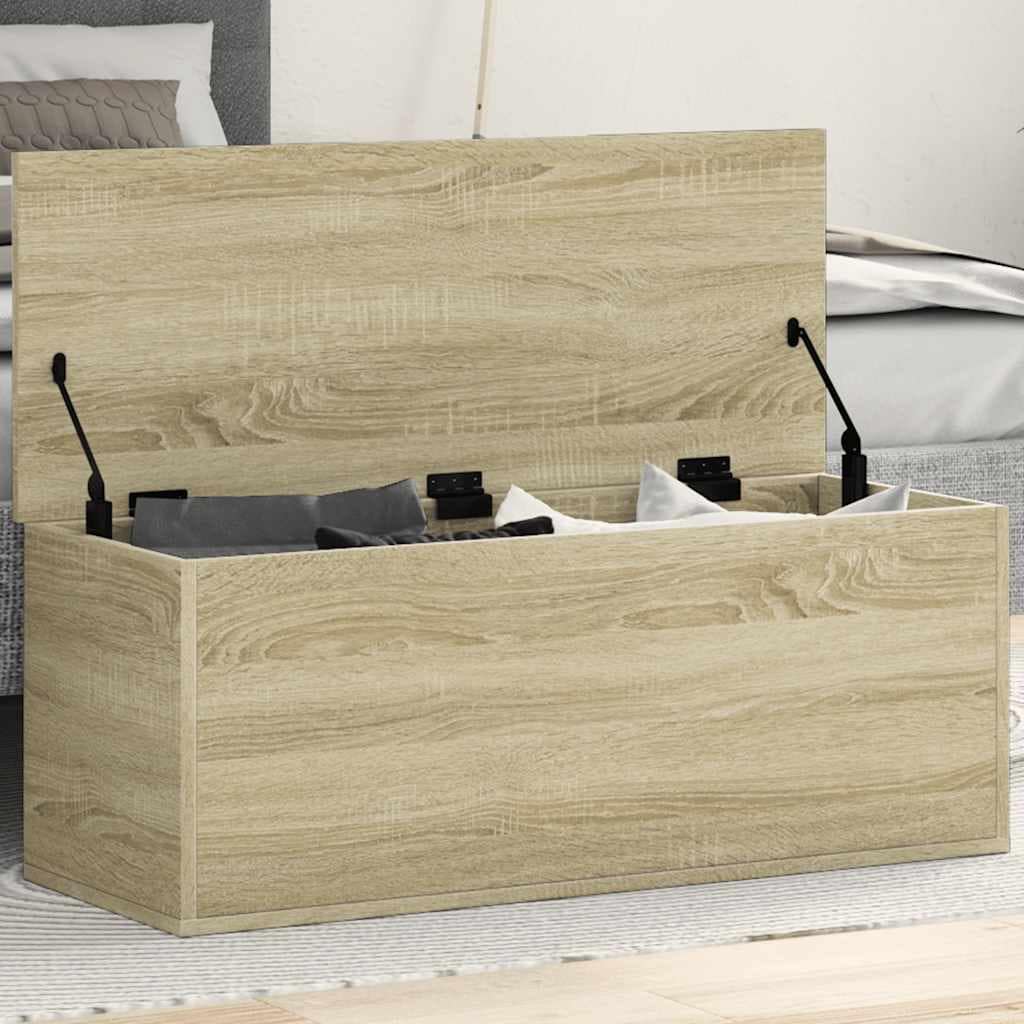 VidaXL Κουτί Αποθήκευσης Sonoma Δρυς 90x35x35 εκ. Επεξεργασμένο Ξύλο