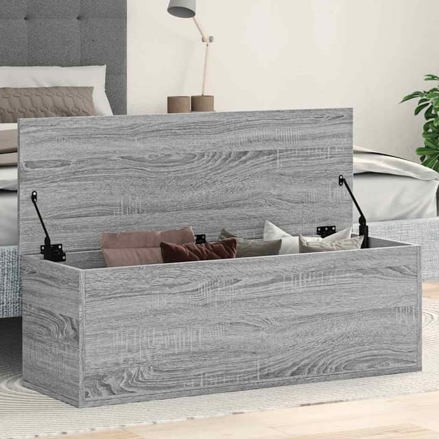 VidaXL Κουτί Αποθήκευσης Γκρι sonoma 102x35x35 εκ. Επεξεργασμένο Ξύλο