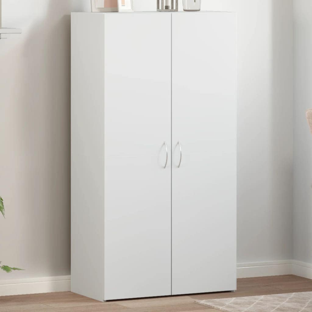 VidaXL Αρχειοθήκη Λευκή 60x32x115 εκ. από Επεξεργασμένο Ξύλο
