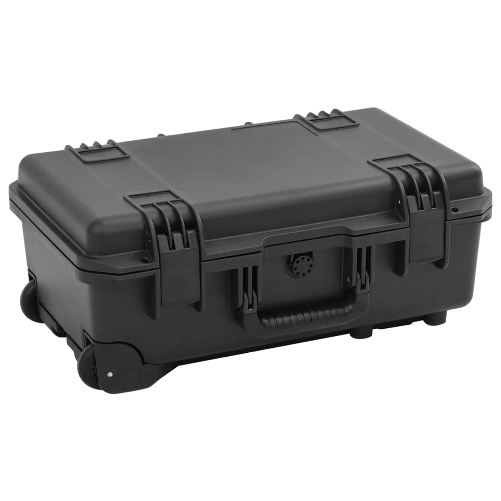 VidaXL Θήκη Πτήσης Φορητή Μαύρη 55x35x22,5 εκ. από Πολυπροπυλένιο