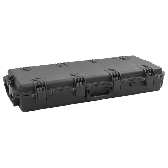 VidaXL Θήκη Πτήσης Φορητή Μαύρη 100,5x42x17 εκ. από Πολυπροπυλένιο