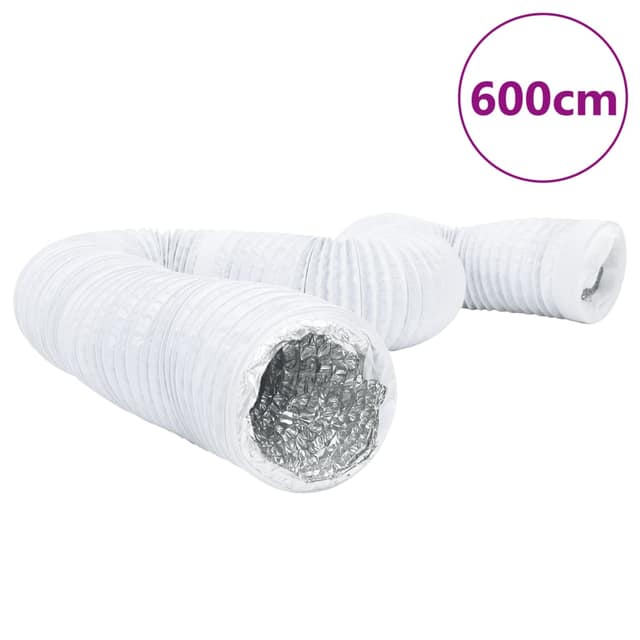 VidaXL Σωλήνας Εξαερισμού 6 μ. Ø15 εκ. Αλουμινίου/PVC
