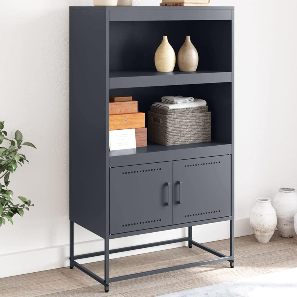 VidaXL Ντουλάπι Ανθρακί 68,5x38,5x123,5 εκ. από Ατσάλι