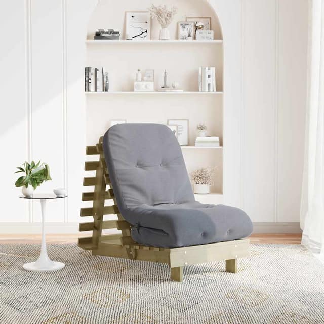 VidaXL Καναπές Κρεβάτι Futon/Στρώμα 60x206x11 Εμποτισμένο Ξύλο Πεύκου