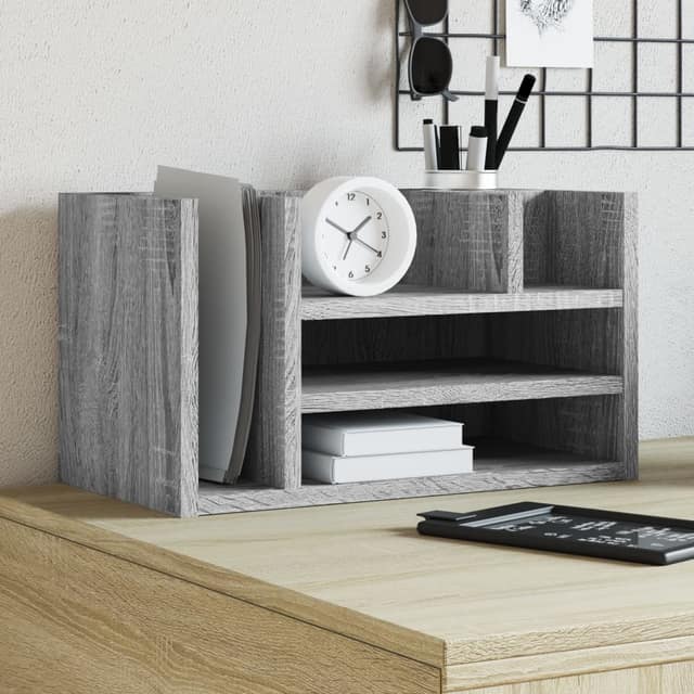 VidaXL Έπιπλο Οργάνωσης Γραφείου Γκρι Sonoma 44,5x24x25 εκ Επεξ. Ξύλο