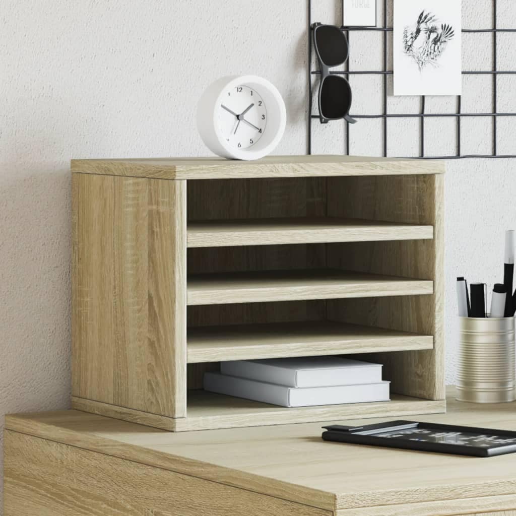 VidaXL Έπιπλο Οργάνωσης Γραφείου Sonoma Δρυς 36x26x29,5εκ Επεξ. Ξύλο