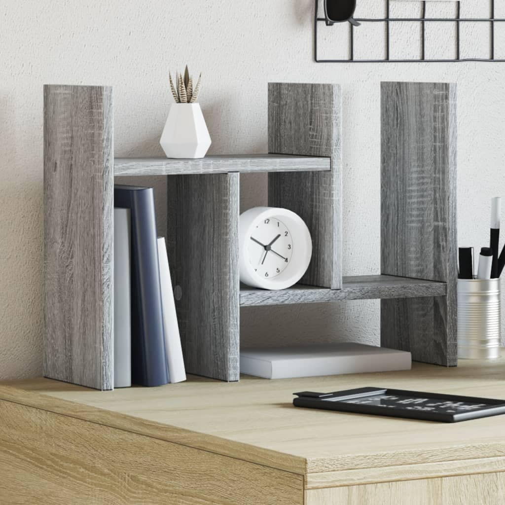 VidaXL Έπιπλο Οργάνωσης Γραφείου Γκρι 34,5x15,5x35,5 εκ Επεξ. Ξύλο