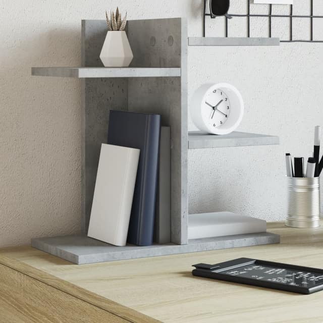 VidaXL Έπιπλο Οργάνωσης Γραφείου Γκρι Σκυρ. 42x21,5x42 εκ Επεξ. Ξύλο