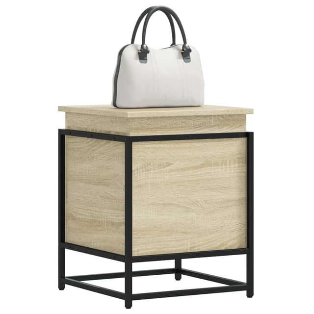 VidaXL Κουτί Αποθήκευσης με Sonoma Δρυς 40x40x51,5 εκ. Επεξ. Ξύλο