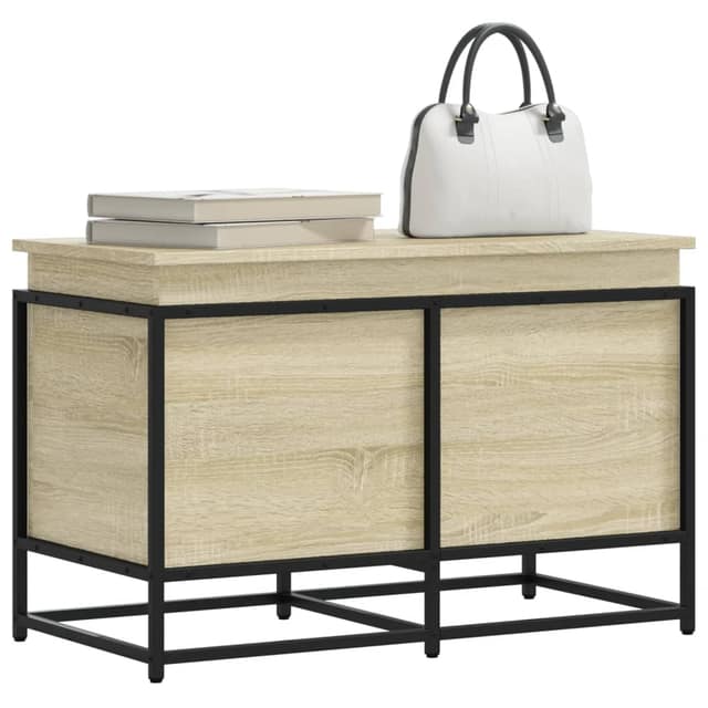 VidaXL Κουτί Αποθήκευσης με Sonoma Δρυς 80x40x51,5 εκ. Επεξ. Ξύλο