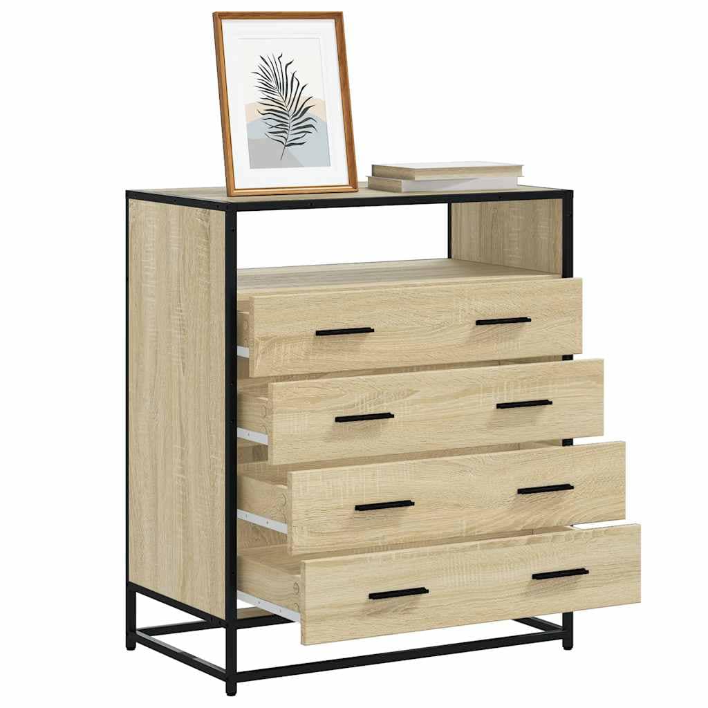 VidaXL Συρταριέρα Sonoma Δρυς 70x41x83,5 εκ. από Επεξεργασμένο Ξύλο
