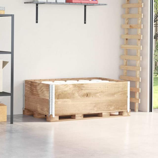 VidaXL Κολάρα Παλέτας 2 τεμ. 120x80 εκ. από Μασίφ Ξύλο Πεύκου