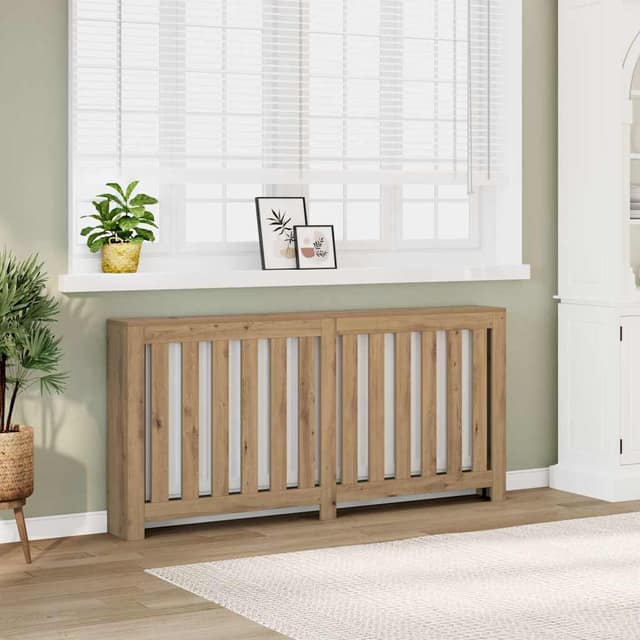 VidaXL Κάλυμμα Καλοριφέρ Αρτισιανή Δρυς 175x20x82εκ Επεξεργασμένο Ξύλο