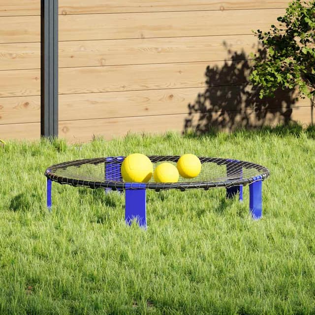 VidaXL Roundnet Σετ με 3 μπάλες και επιπλέον αντλία Ø90x20 εκ.