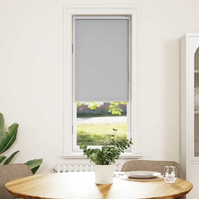VidaXL Roller Blind Blackout ανοιχτό γκρι 50x150 cm Πλάτος υφάσματος