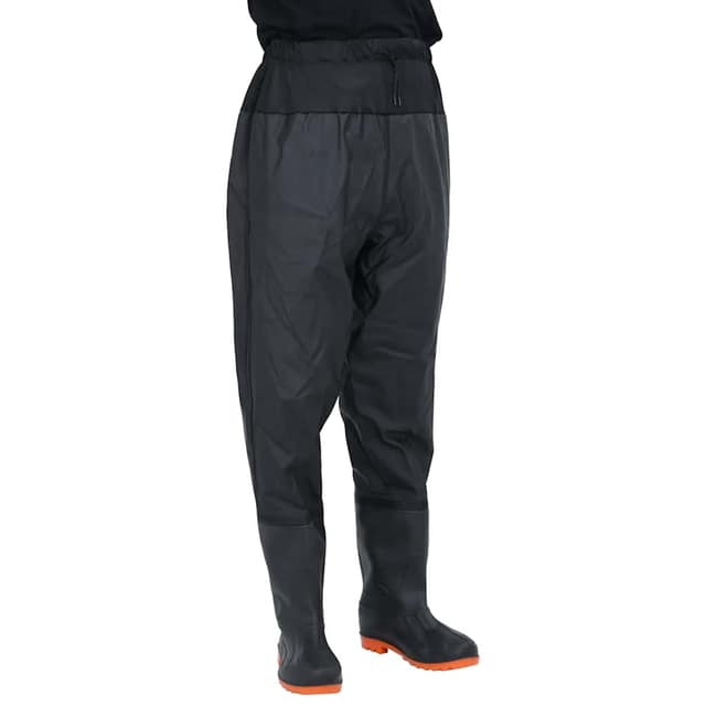 VidaXL Waist Waders με μπότες Μαύρο μέγεθος 39