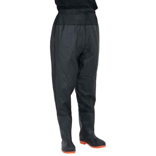 VidaXL Waist Waders με μπότες Μαύρο μέγεθος 42