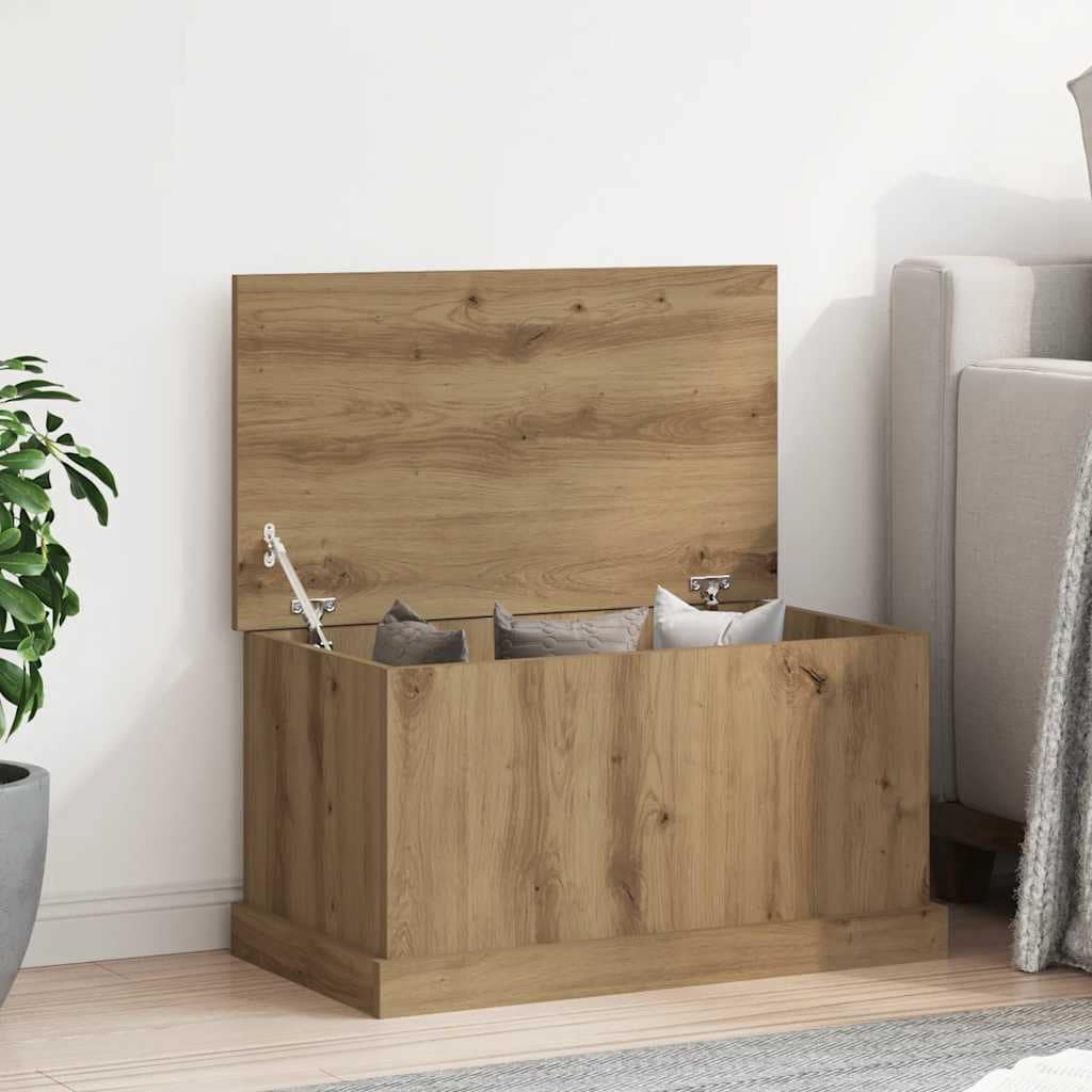 VidaXL Κουτί Αποθήκευσης Αρτισιανή Δρυς 70x40x38 εκ. Επεξ.Ξύλο