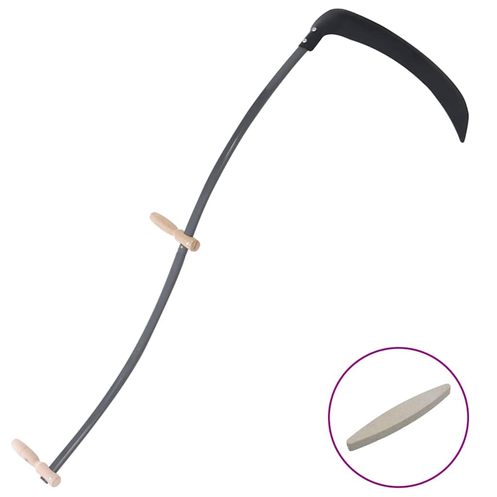 VidaXL Δρεπάνι με πέτρα λείανσης 145 cm