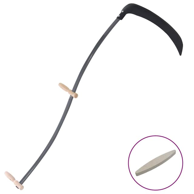 VidaXL Δρεπάνι με πέτρα λείανσης 145 cm
