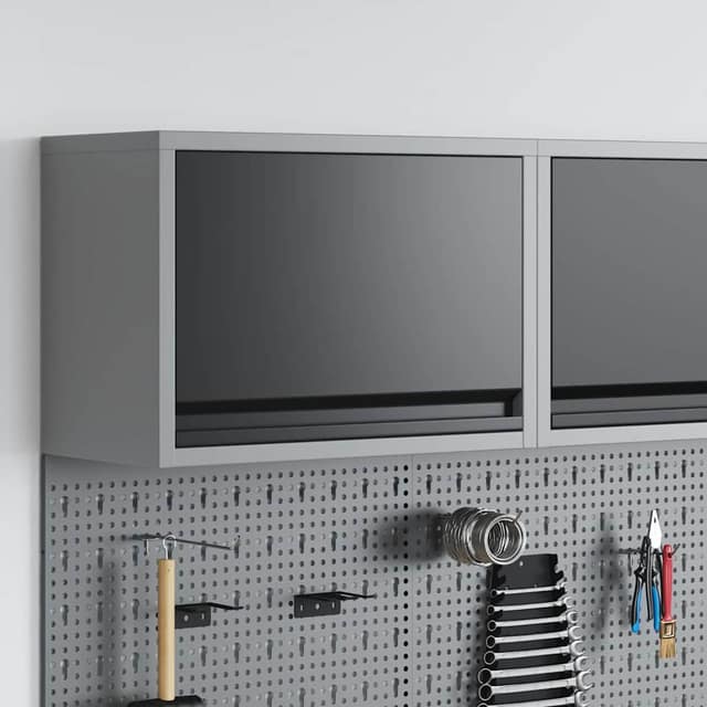 VidaXL Ντουλάπα εργαλείων Μαύρο και Γκρι 50 x 25 x 35 εκ. Ατσάλι