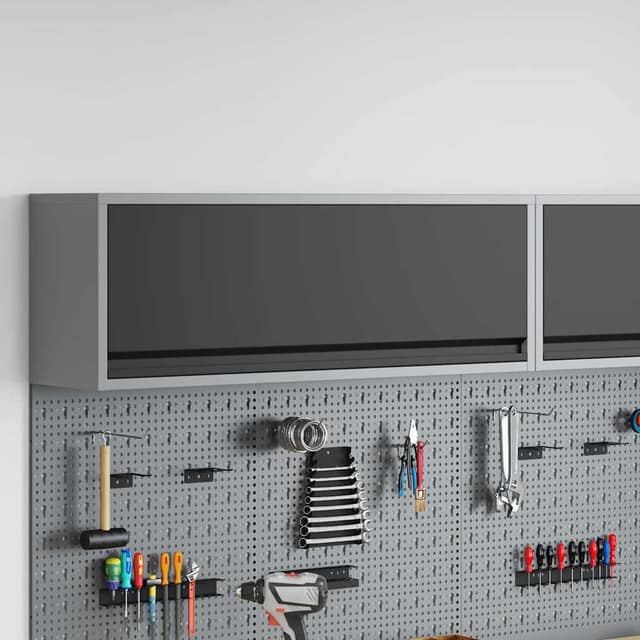 VidaXL Ντουλάπα εργαλείων Μαύρο και Γκρι 100 x 25 x 35 εκ. Ατσάλι