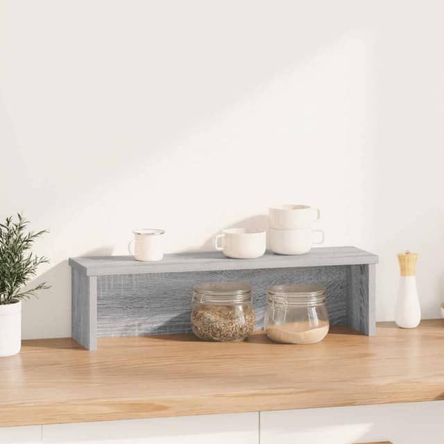 VidaXL Ράφι κουζίνας στοιβαζόμενο Γκρι Sonoma 50x15x16 εκ.
