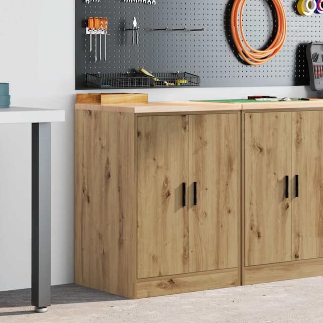 VidaXL ντουλάπι αποθήκευσης γκαράζ 60x51x85 εκ μασίφ ξύλο πεύκο