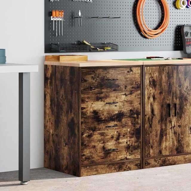 VidaXL ντουλάπι αποθήκευσης γκαράζ 60x51x85 εκ μασίφ ξύλο πεύκο