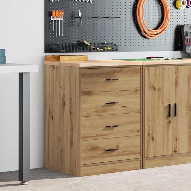 VidaXL ντουλάπι αποθήκευσης γκαράζ 60x51x85 εκ μασίφ ξύλο πεύκο