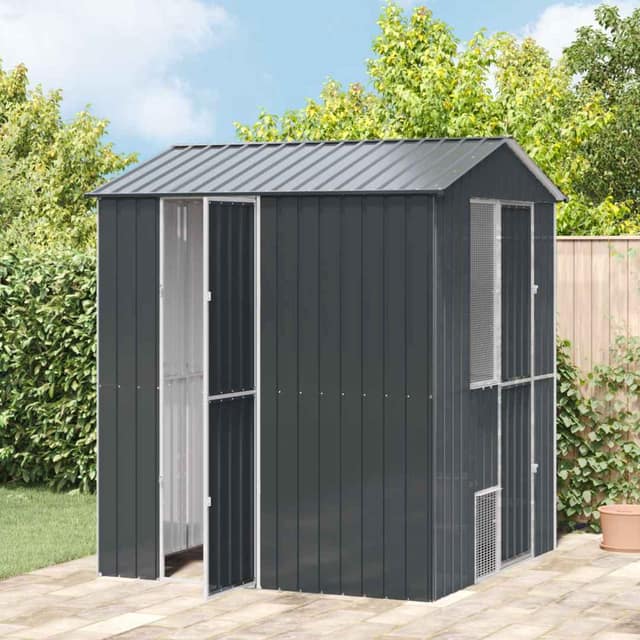 VidaXL Κλουβί Πουλιών Ανθρακί 215 x 210 x 247 εκ.