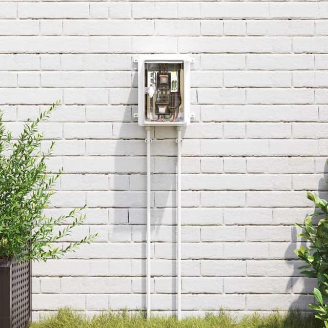 VidaXL Ντουλάπι Ελέγχου Γκρι 25 x 13 x 24 εκ ΑΒΣ Πλαστικό