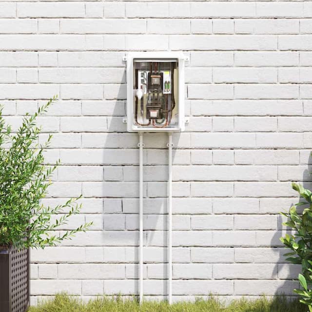VidaXL Ντουλάπι Ελέγχου Γκρι 28 x 13 x 28 εκ ΑΒΣ Πλαστικό