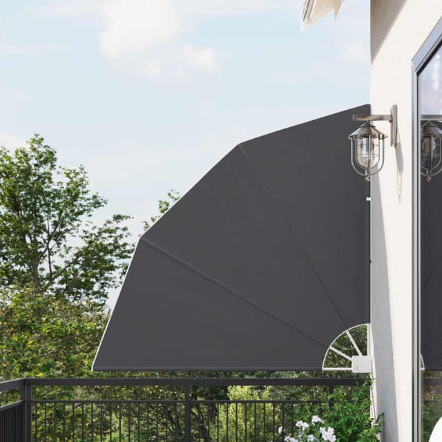 VidaXL Αδιάφανο σκίαστρο μπαλκονιού 140 x 140 cm