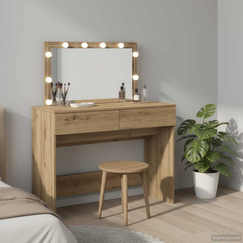 VidaXL Τραπέζι περιποίησης Artisan Oak 100 x 40 x 120 εκ.