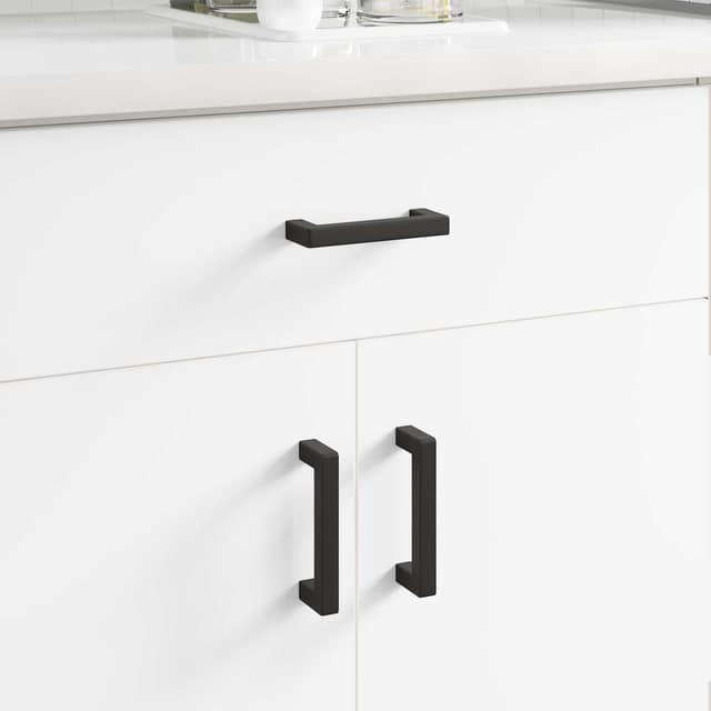 VidaXL Χειριστήριο Επίπλου 530 τμχ. Μαύρο 105 x 12 x 36 mm Σίδερο