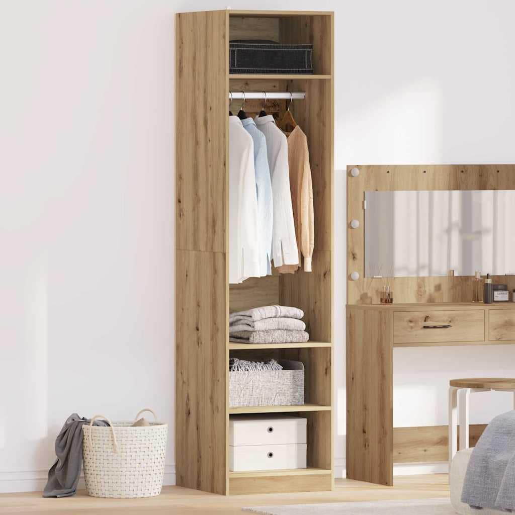 VidaXL Ντουλάπι Artisan Oak 50 x 50 x 200 cm Επεξεργασμένο Ξύλο