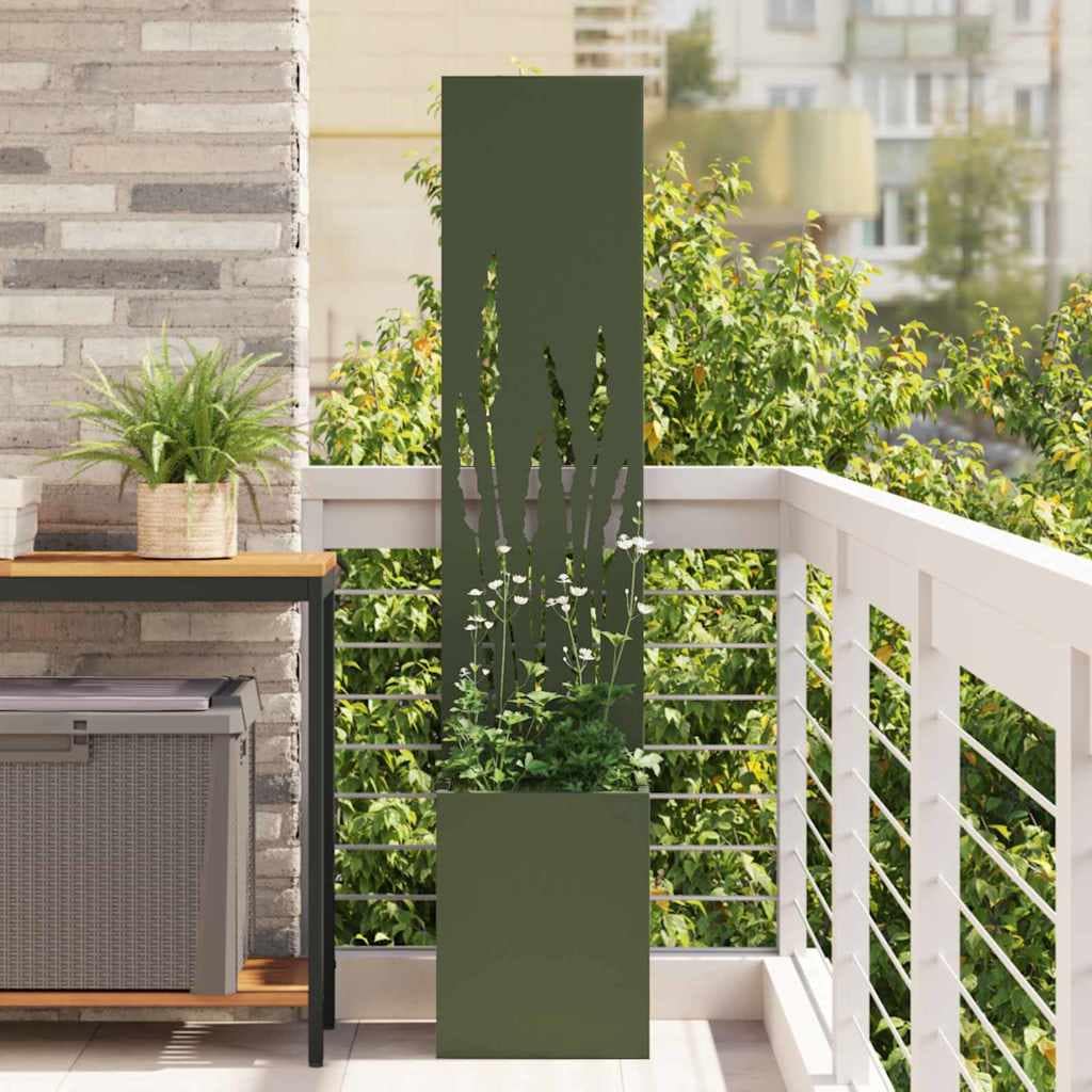 VidaXL Οθόνη Ιδιωτικότητας Κήπου Λαδί 32 x 32 x 150 εκ
