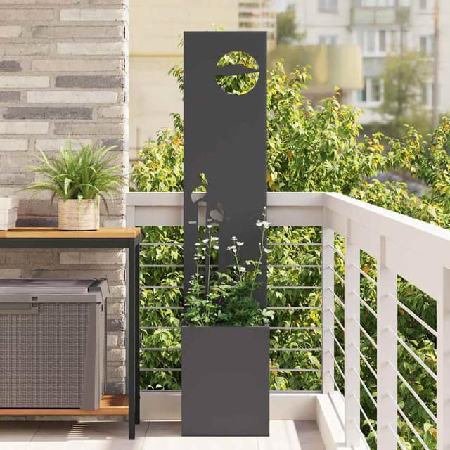 VidaXL Οθόνη Ιδιωτικότητας Κήπου Μαύρο 32 x 32 x 150 εκ