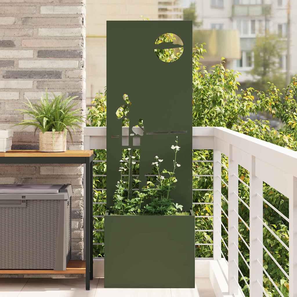 VidaXL Οθόνη Ιδιωτικότητας Κήπου Λαδί 50 x 32 x 150 εκ