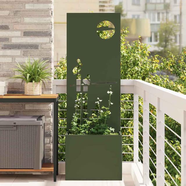 VidaXL Οθόνη Ιδιωτικότητας Κήπου Λαδί 50 x 32 x 150 εκ
