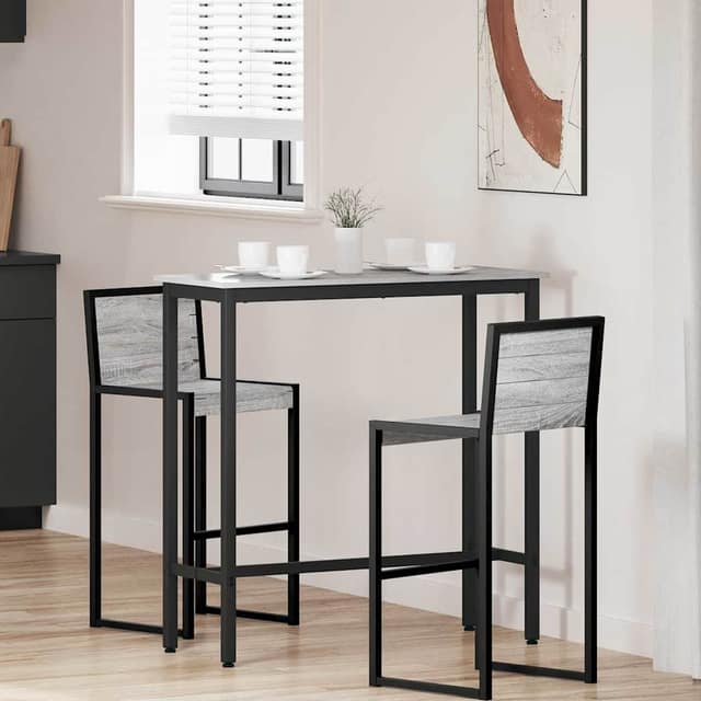VidaXL τραπέζι Γκρίζο Σονομα 100 x 40 x 100,5 εκ