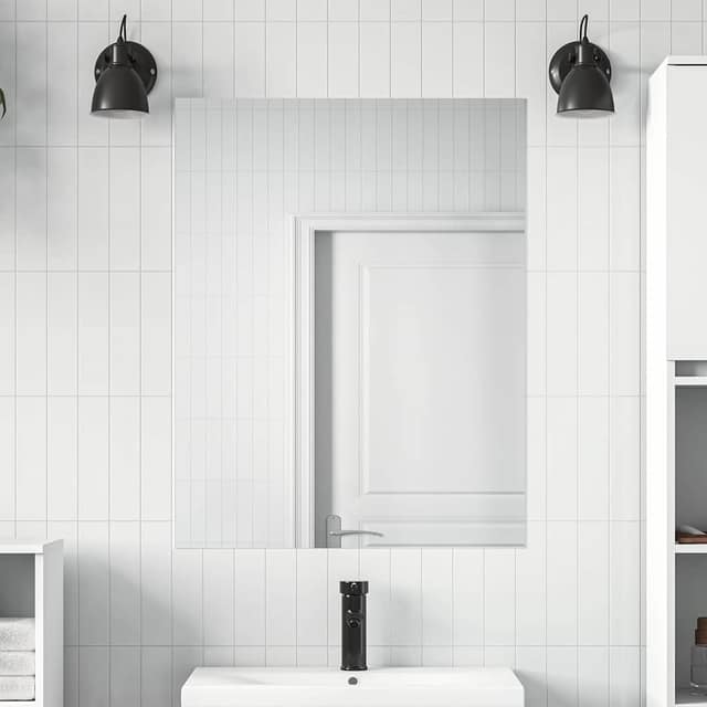 VidaXL Αυτοκόλλητο Φιλμ Καθρέπτη 45 x 150 εκ 2 τεμ. Ασημί PET