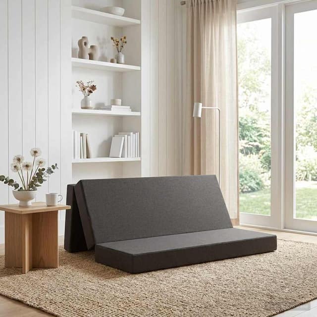 VidaXL Κρεβάτι Καναπέ Αναδιπλούμενο 200 x 67 x 45cm Σκούρο Γκρι