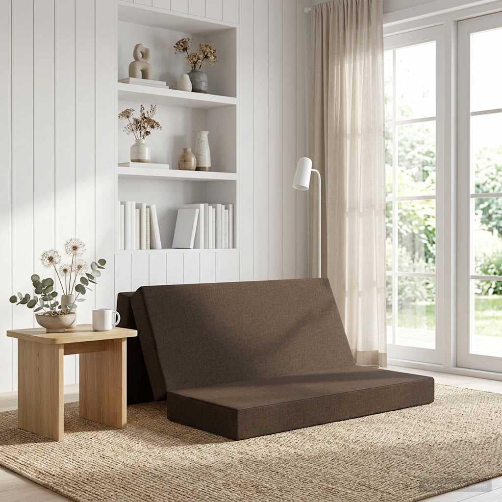 VidaXL Κρεβάτι Καναπέ Αναδιπλούμενο 200 x 67 x 45cm Taupe