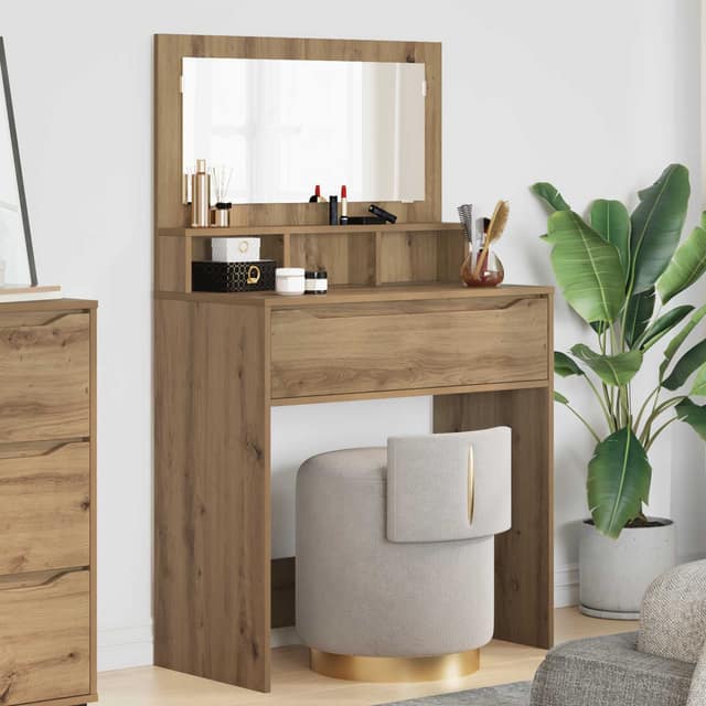 VidaXL Τραπέζια Ντυσίματος Κρεβατοκάμαρας Artisan Oak
