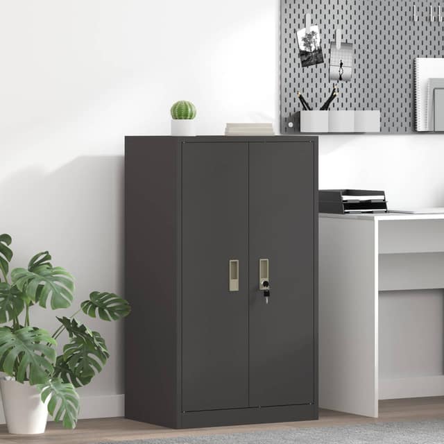 VidaXL Ντουλάπι αποθήκευσης Μαύρο 60 x 40 x 105 εκ Ατσάλι