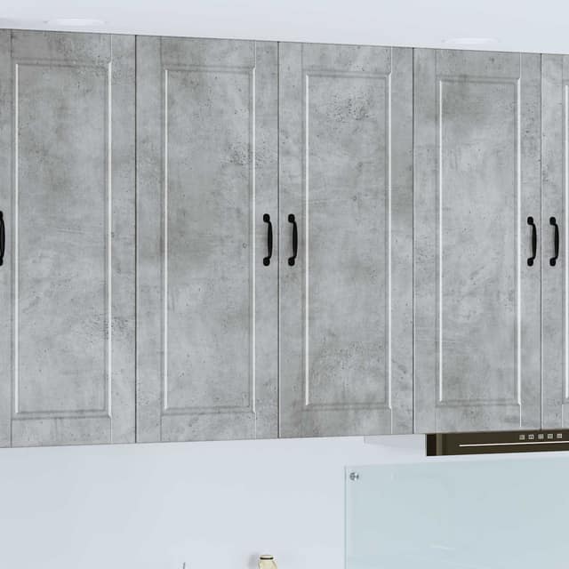 VidaXL Ντουλάπα Τοίχου PORTO Γκρι Σκυροδέματος 80 x 31 x 100 εκ.
