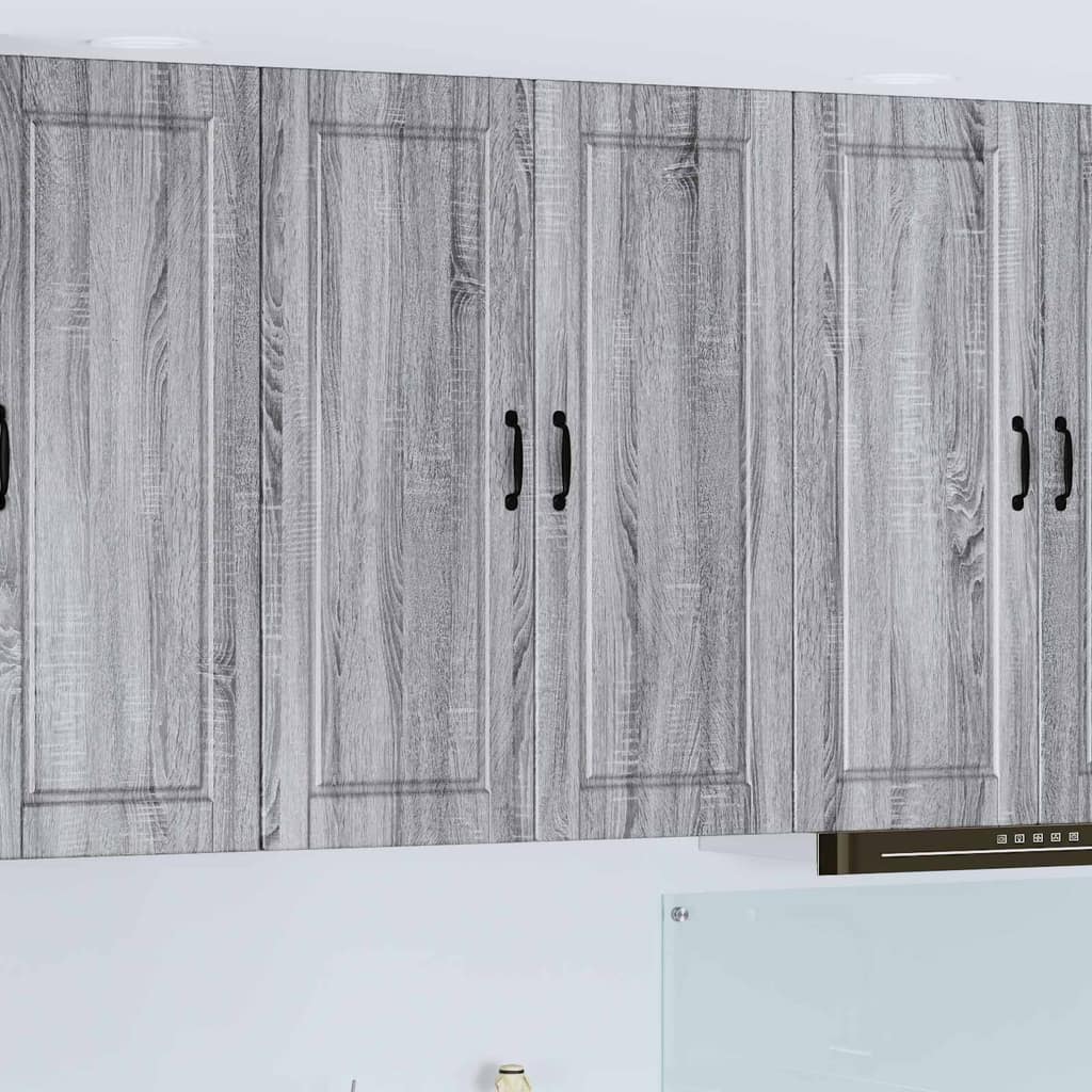 VidaXL Ντουλάπα Τοίχου PORTO Γκρι Sonoma 80 x 31 x 100 εκ.